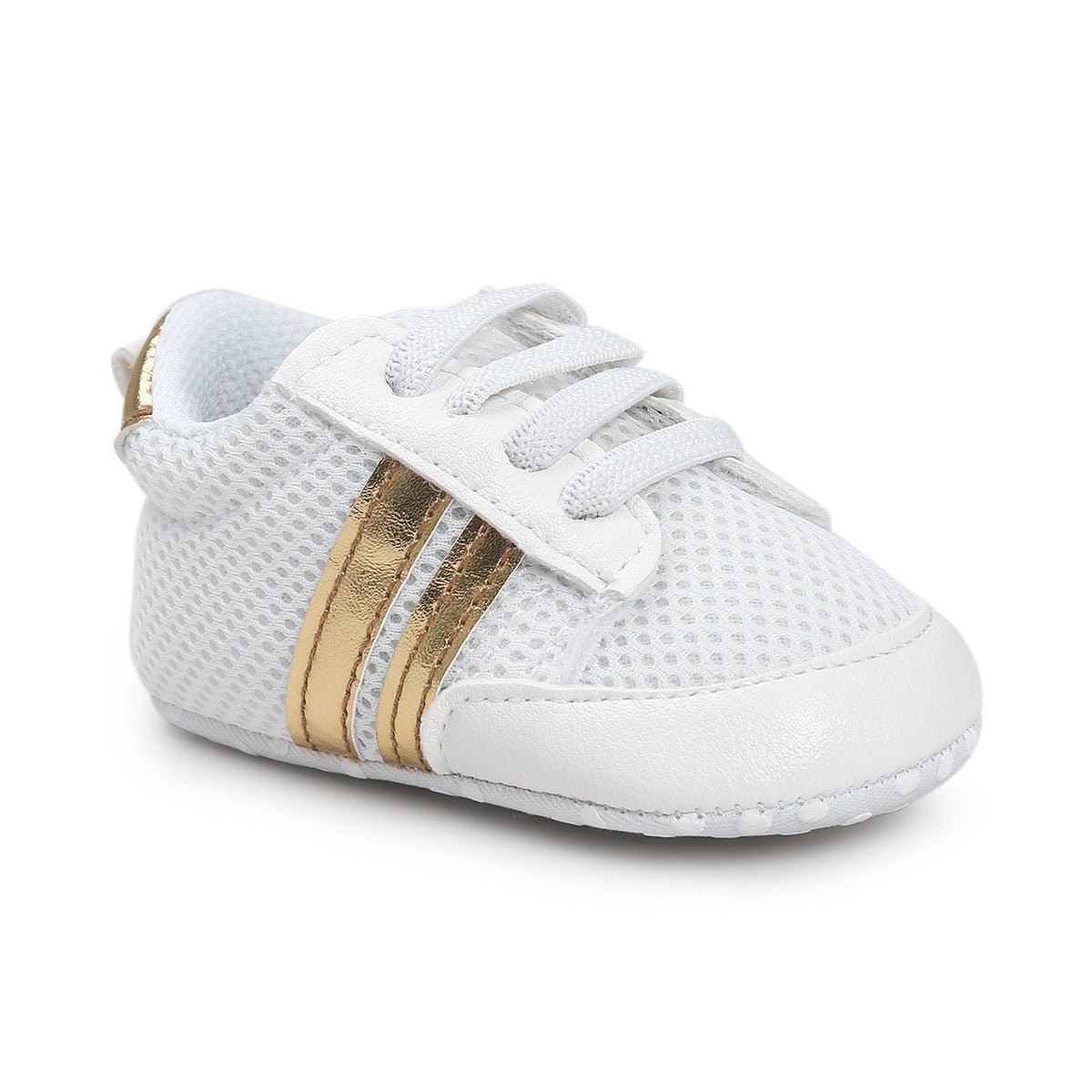 Baby Boy Girl Moccasins Shoes Infant PU Leather Non - slip Soft Newborn Sneakers - PratSN