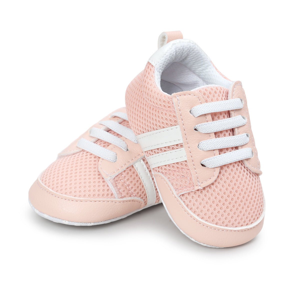 Baby Boy Girl Moccasins Shoes Infant PU Leather Non - slip Soft Newborn Sneakers - PratSN