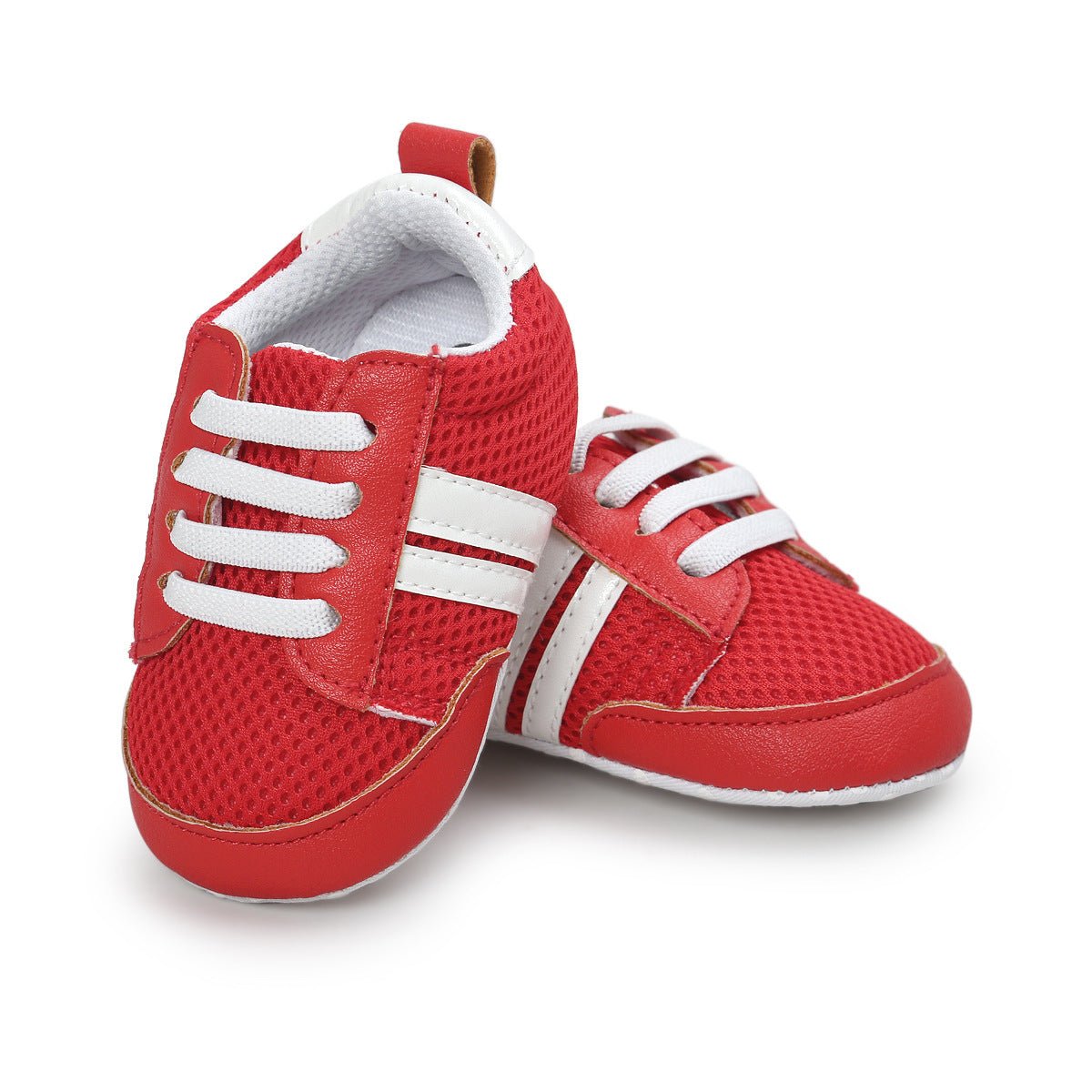 Baby Boy Girl Moccasins Shoes Infant PU Leather Non - slip Soft Newborn Sneakers - PratSN