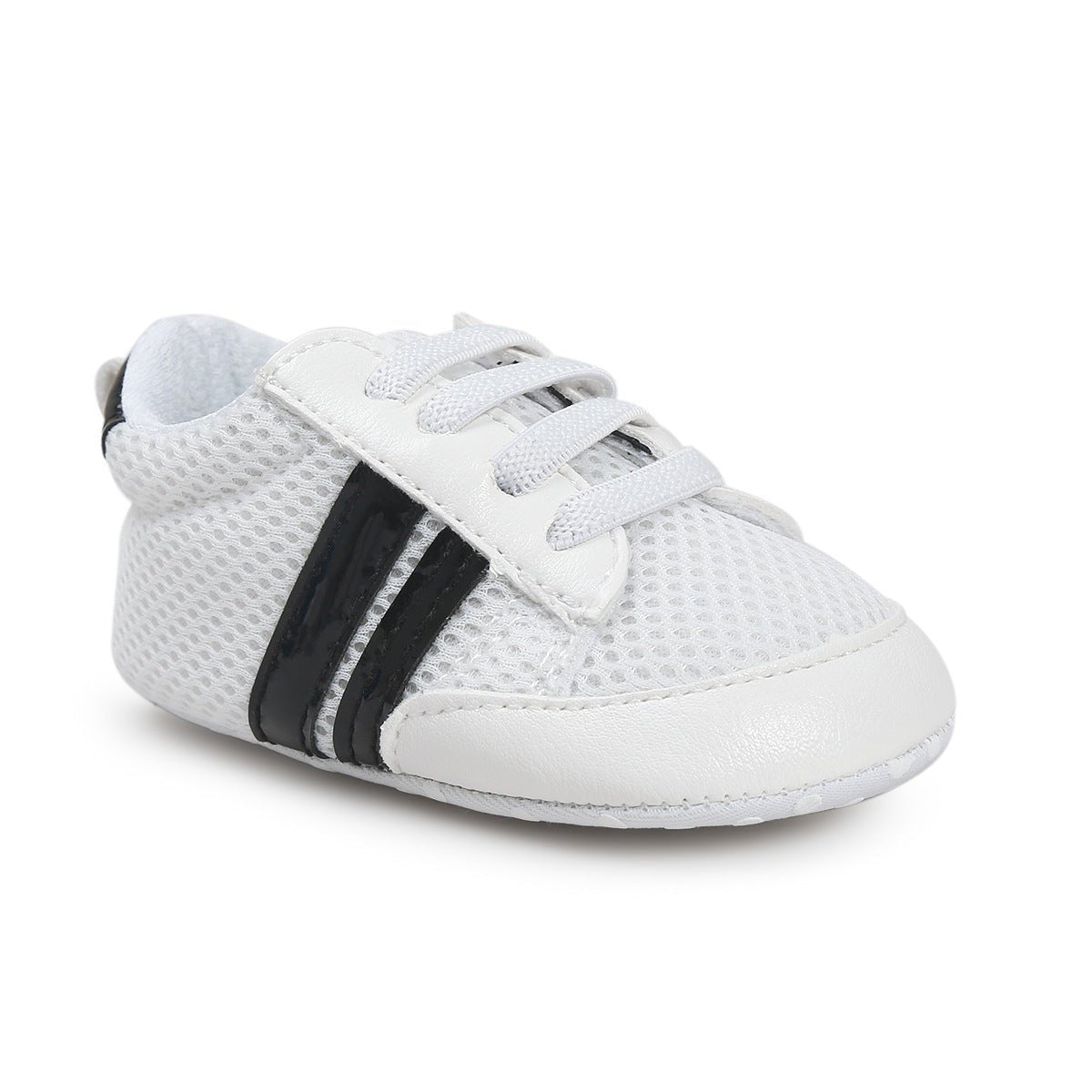 Baby Boy Girl Moccasins Shoes Infant PU Leather Non - slip Soft Newborn Sneakers - PratSN