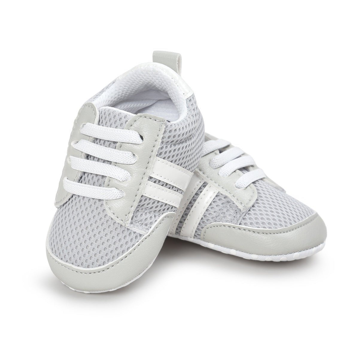 Baby Boy Girl Moccasins Shoes Infant PU Leather Non - slip Soft Newborn Sneakers - PratSN