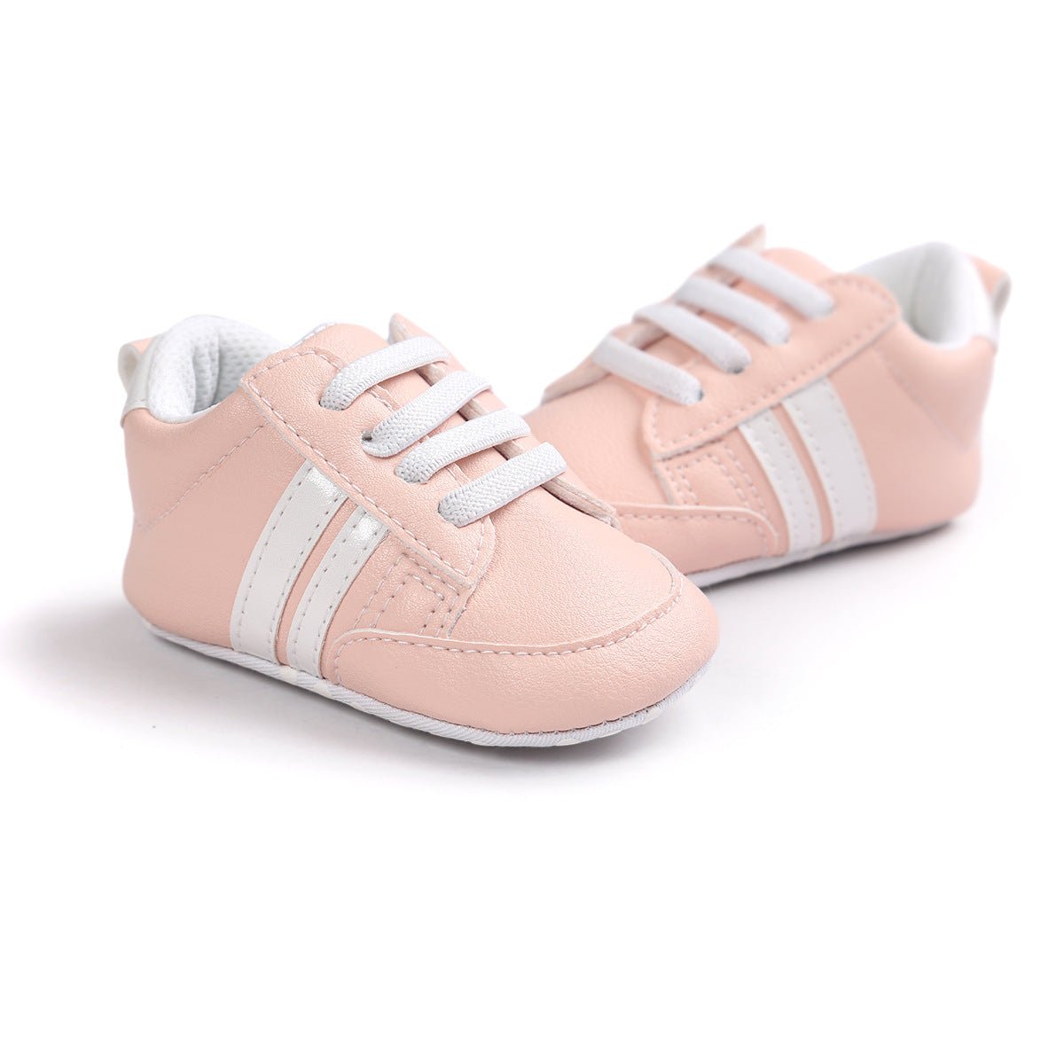Baby Boy Girl Moccasins Shoes Infant PU Leather Non - slip Soft Newborn Sneakers - PratSN