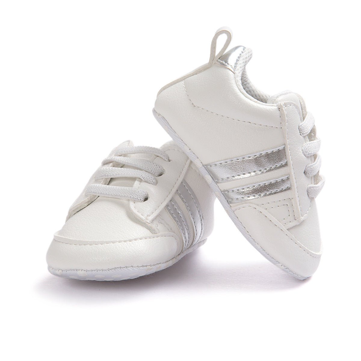 Baby Boy Girl Moccasins Shoes Infant PU Leather Non - slip Soft Newborn Sneakers - PratSN