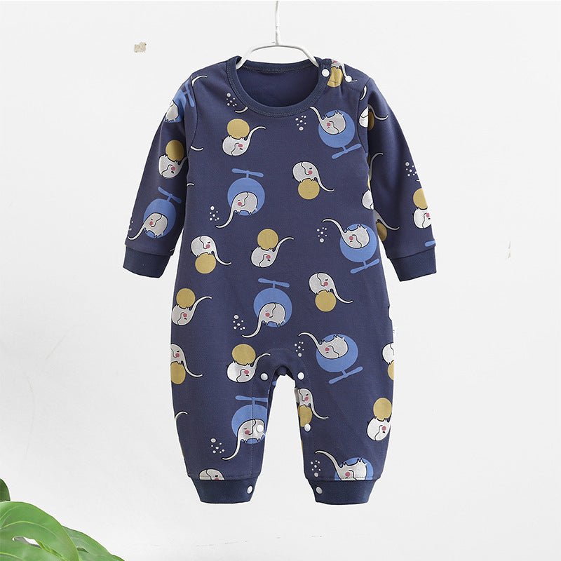 Baby combed cotton jumpsuit - PratSN