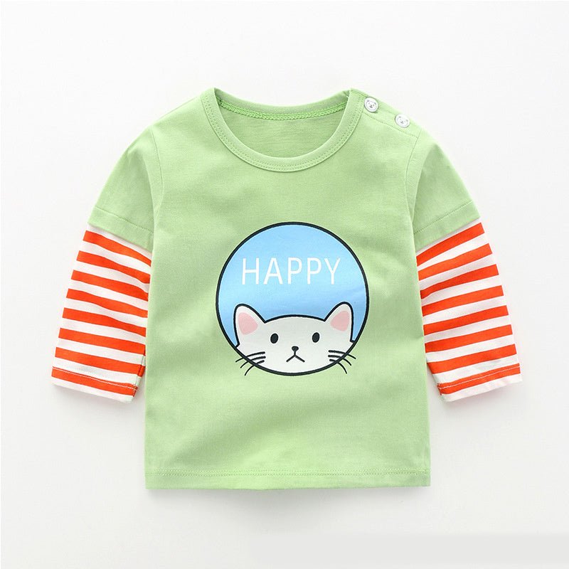 Baby cotton long sleeve T-shirt - PratSN