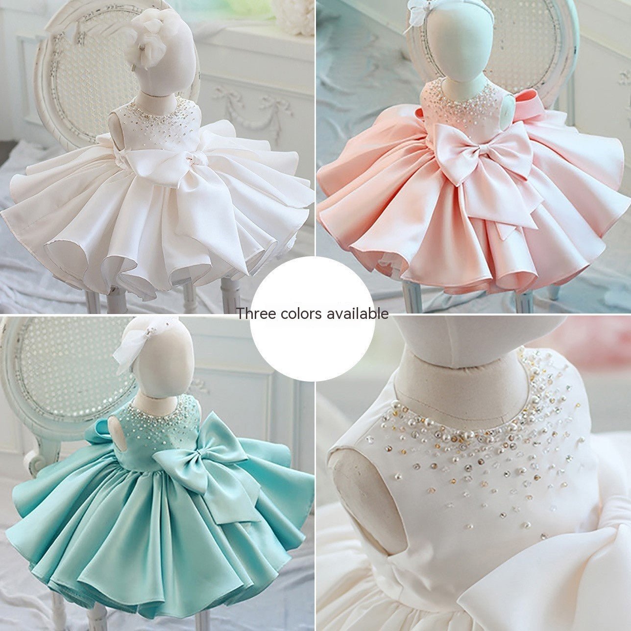 Baby Dress For One Year Old Princess Dress Girls Birthday Pettiskirt - PratSN