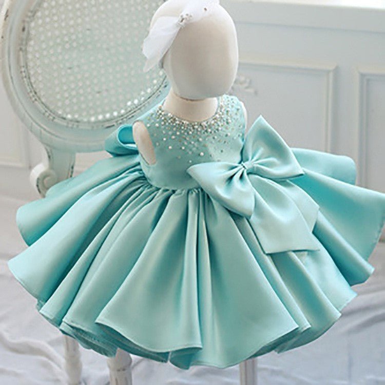 one year old princess dress Cherry Blossom Princess Dress Make your little one shine with our adorable Cherry Blossom Princess Dress. Crafted from premium satin fabric, this elegant white gown features beautiful hand-embroidered cherry motifs, charming