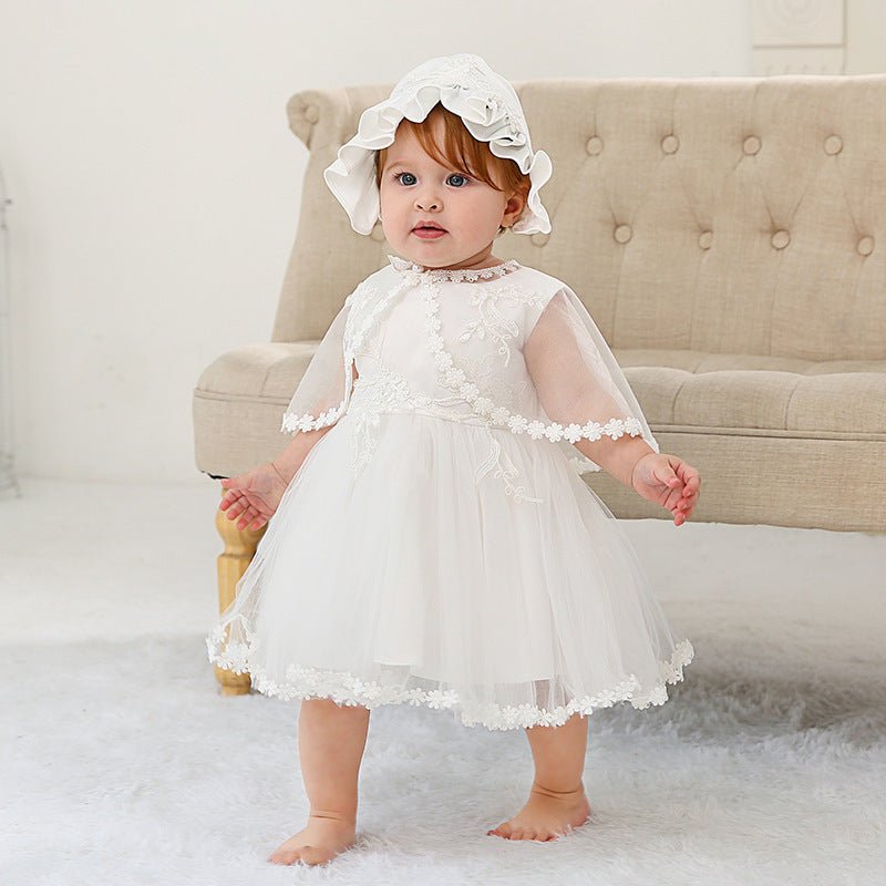 Baby Girl Children's One Year Old Full Moon Wedding Dress - PratSN