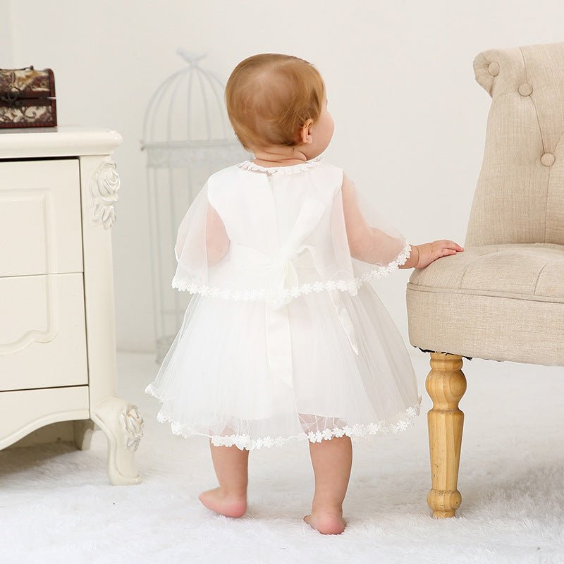 Baby Girl Children's One Year Old Full Moon Wedding Dress - PratSN