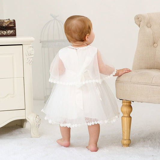Baby Girl Children's One Year Old Full Moon Wedding Dress - PratSN