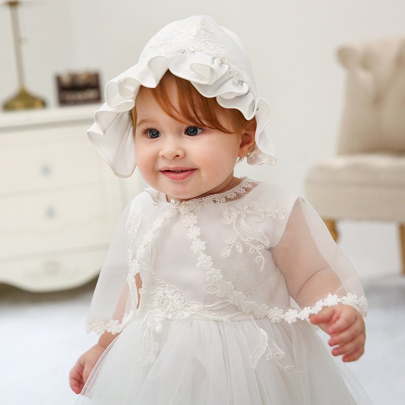 Baby Girl Children's One Year Old Full Moon Wedding Dress - PratSN