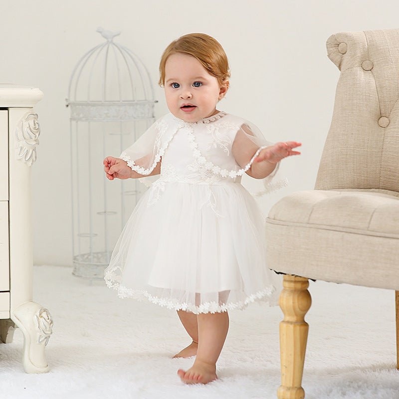 Baby Girl Children's One Year Old Full Moon Wedding Dress - PratSN
