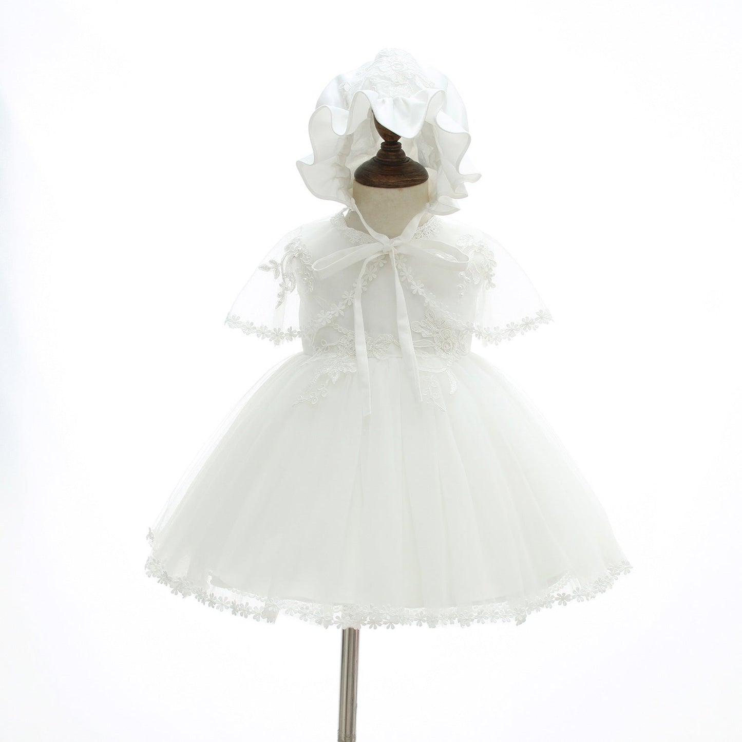 Baby Girl Children's One Year Old Full Moon Wedding Dress - PratSN