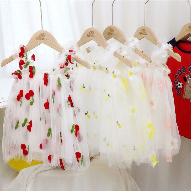 Baby Girl Sling Net Yarn Dress Tutu Skirt - PratSN