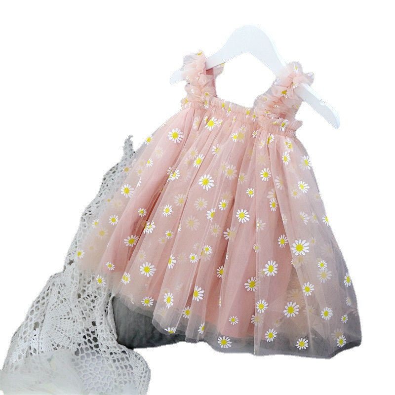 Baby Girl Sling Net Yarn Dress Tutu Skirt - PratSN