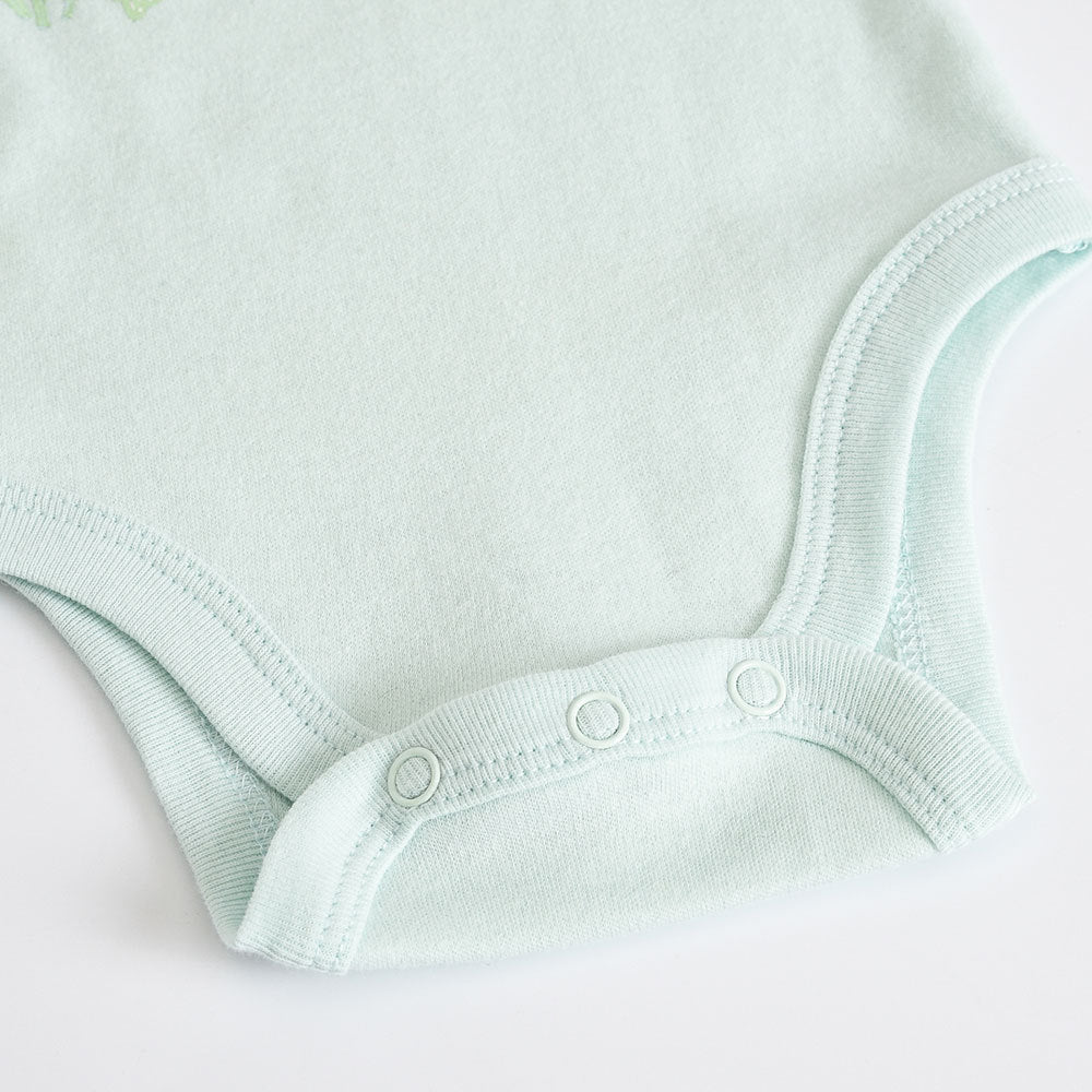 Baby one - size three - piece suit, cotton short - sleeved baby clothes - PratSN