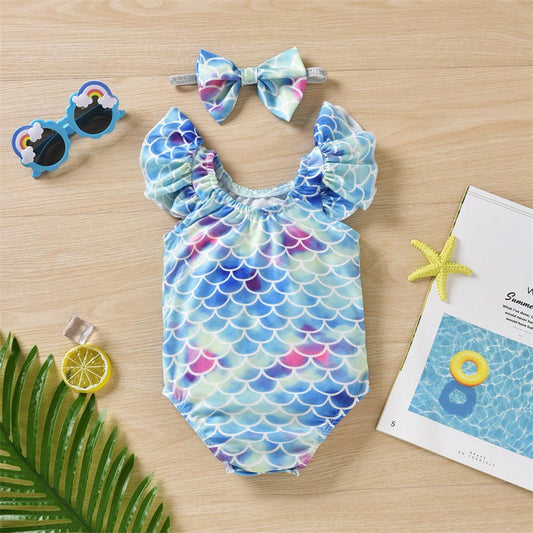 Baby Scale One - piece Swimsuit Children's Clothing - PratSN