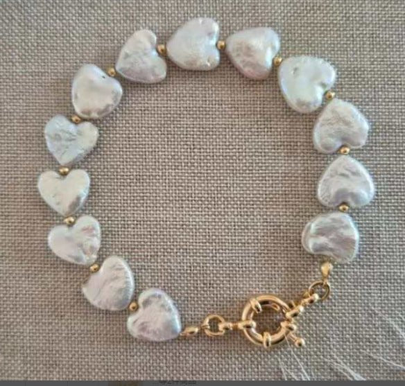 Baroque Freshwater Pearl Bracelet Light Luxury Stainless Steel - PratSN