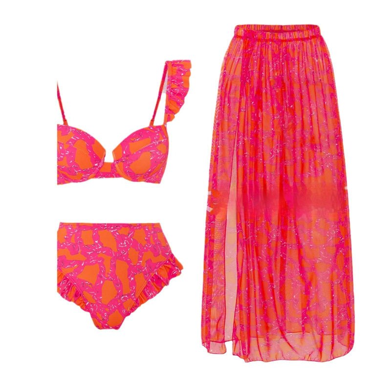 Bikini Three Piece Swimsuit Women's Slimming - PratSN