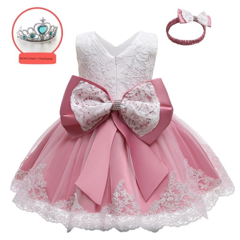 Birthday Baby Girl Zhuazhou Classy - Year - Old Banquet Dress - PratSN