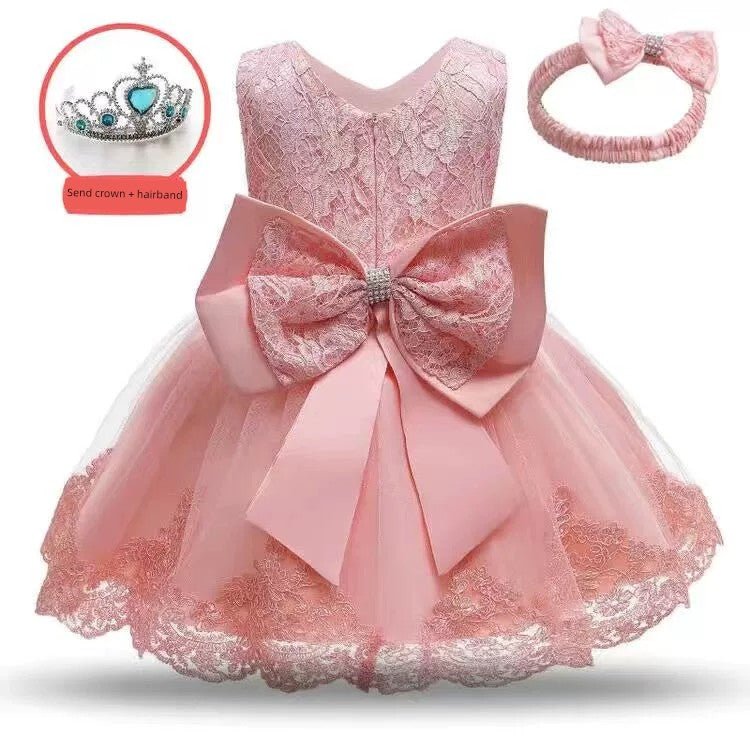 Birthday Baby Girl Zhuazhou Classy - Year - Old Banquet Dress - PratSN