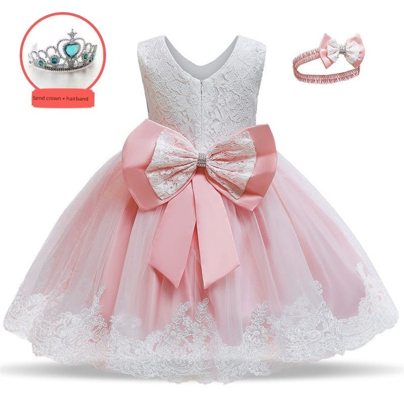 Birthday Baby Girl Zhuazhou Classy - Year - Old Banquet Dress - PratSN