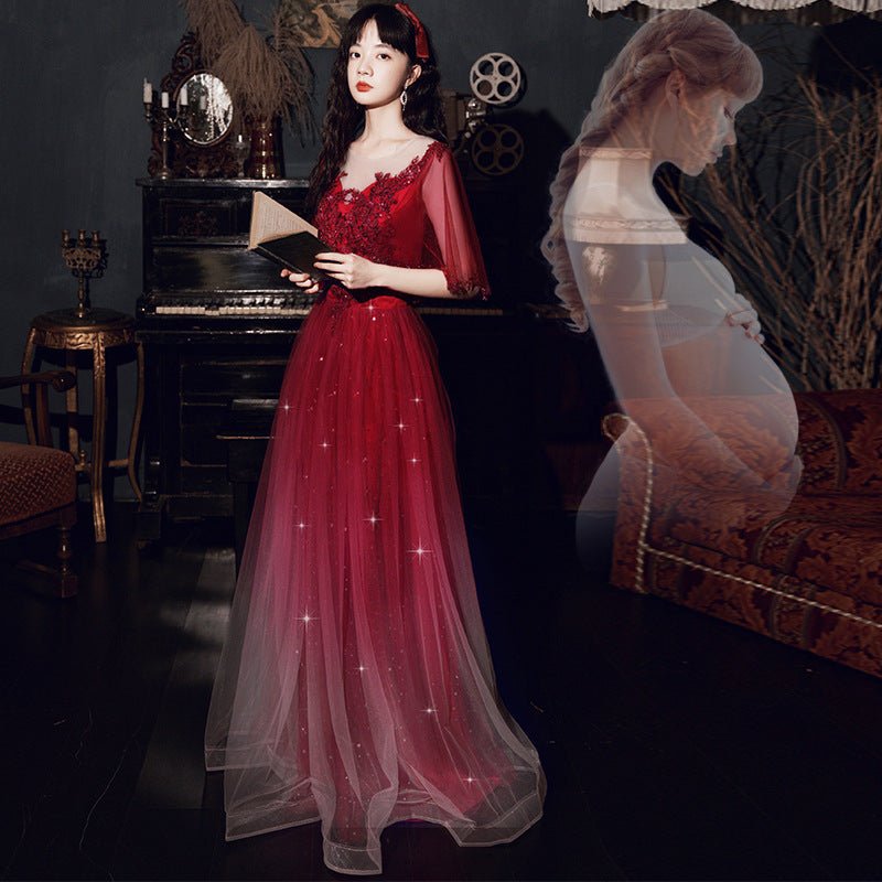 Black Annual French Dinner Dresses - PratSN