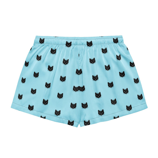 Black Cat Women’s pajama shorts - PratSN