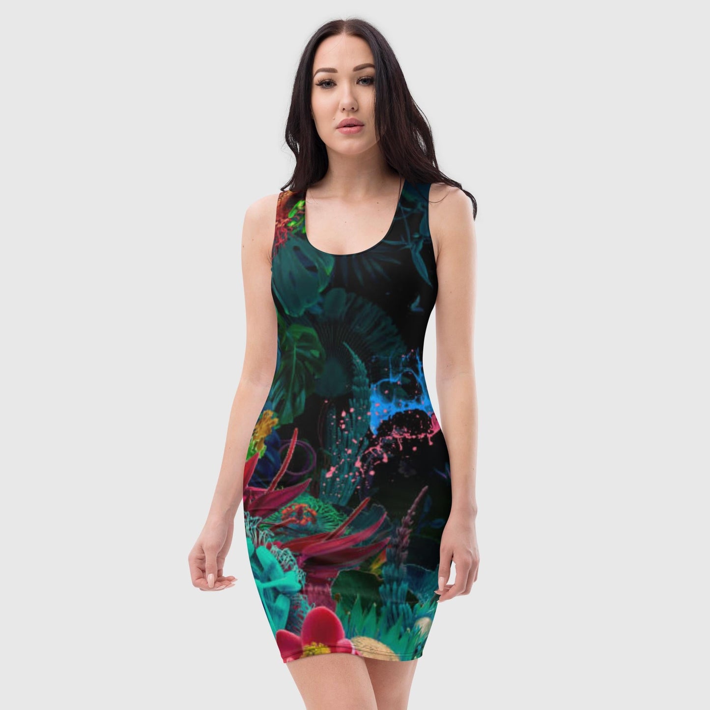 Bodycon dress, Women's clothing, Mini Dress, Summer Dress, skinny Dress, Liquid Pattern, Bodycon Party Dress, Elegant Evening Birthday, Club Outfits - PratSN