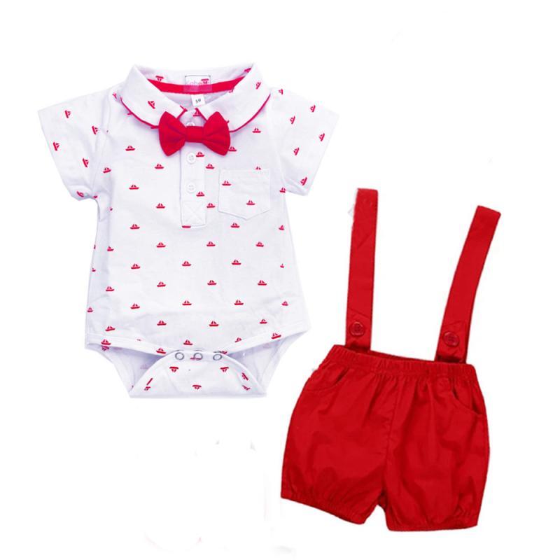 Boys Baby Clothes Suit Short Sleeve Triangle Shorts Children's Clothes - PratSN