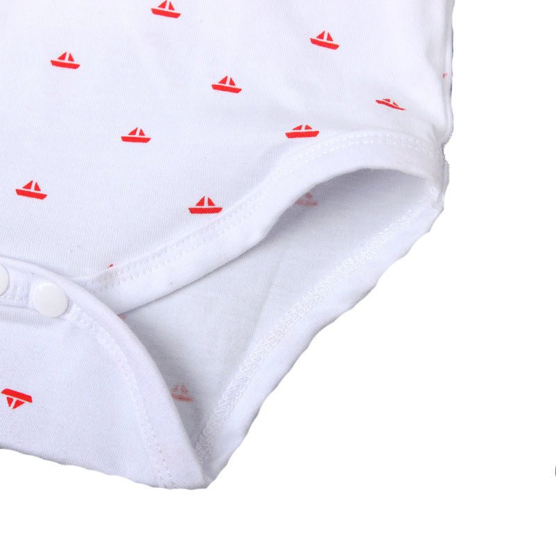 Boys Baby Clothes Suit Short Sleeve Triangle Shorts Children's Clothes - PratSN