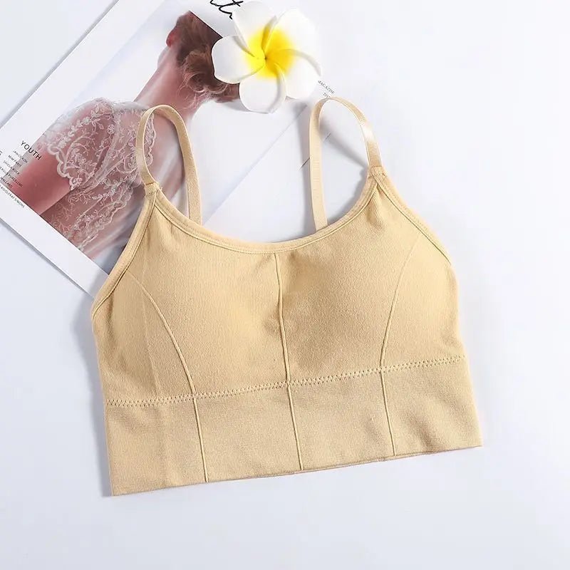 Breathable Sports Bra Anti - sweat Fitness Top Seamless Bra Shockproof Crop Top Women Push up Sport Bra Gym Workout Top - PratSN