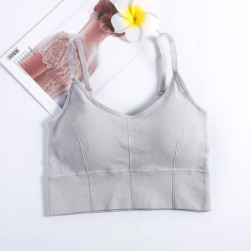 Breathable Sports Bra Anti - sweat Fitness Top Seamless Bra Shockproof Crop Top Women Push up Sport Bra Gym Workout Top - PratSN