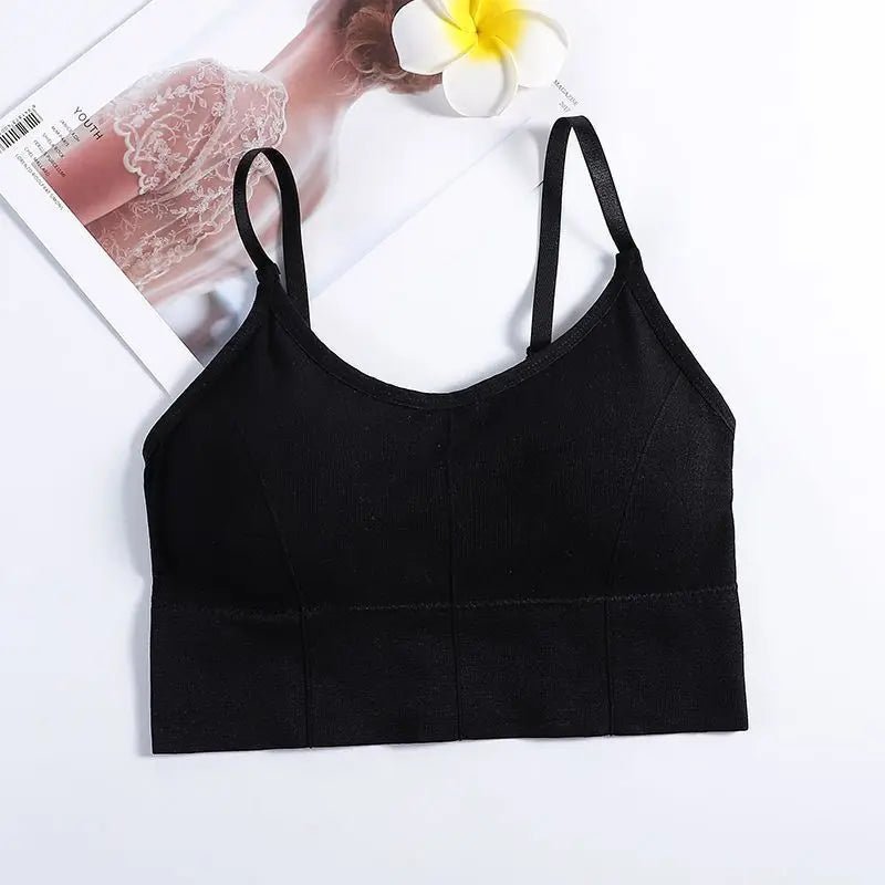 Breathable Sports Bra Anti - sweat Fitness Top Seamless Bra Shockproof Crop Top Women Push up Sport Bra Gym Workout Top - PratSN