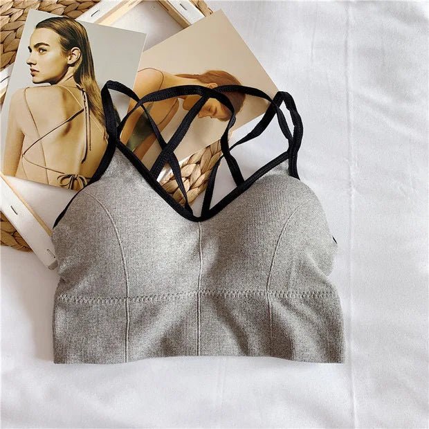 Breathable Sports Bra Anti - sweat Fitness Top Seamless Bra Shockproof Crop Top Women Push up Sport Bra Gym Workout Top - PratSN