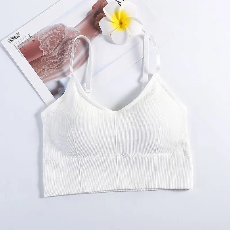 Breathable Sports Bra Anti - sweat Fitness Top Seamless Bra Shockproof Crop Top Women Push up Sport Bra Gym Workout Top - PratSN