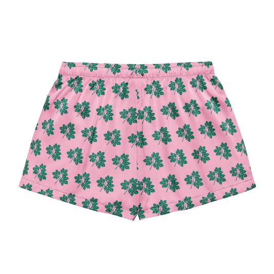 Brilliant Rose color Women’s pajama shorts - PratSN