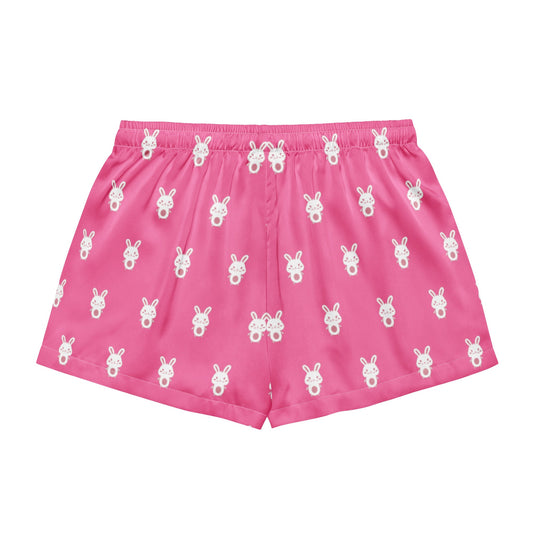 Brilliant Rose color Women’s pajama shorts - PratSN