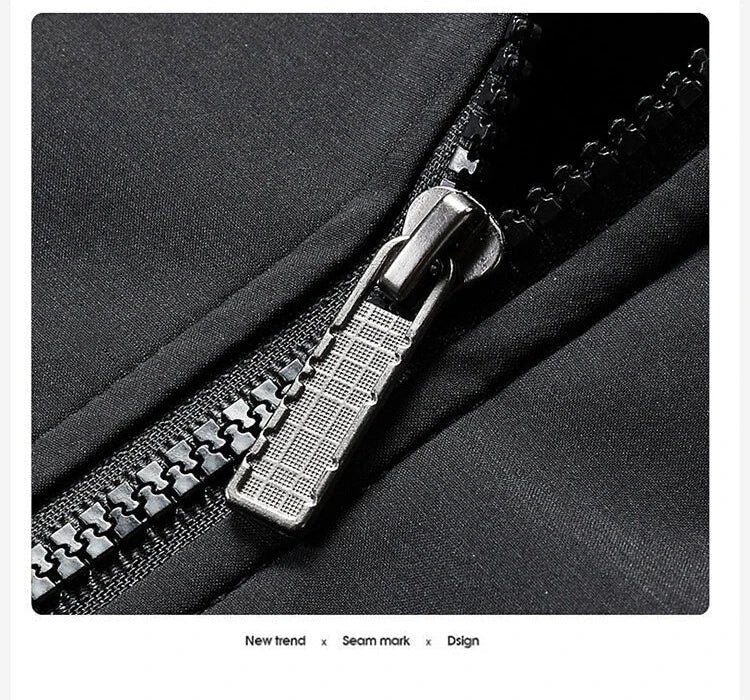 BROWON Brand Jacket for Men Fashion Stand Collar Business Casual Clothes Man 2025 New Solid Color Fleece Warm Winter Jacket Men - PratSN