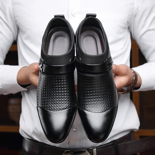 Business Suits Men's Leather Shoes Large English Shoes - PratSN