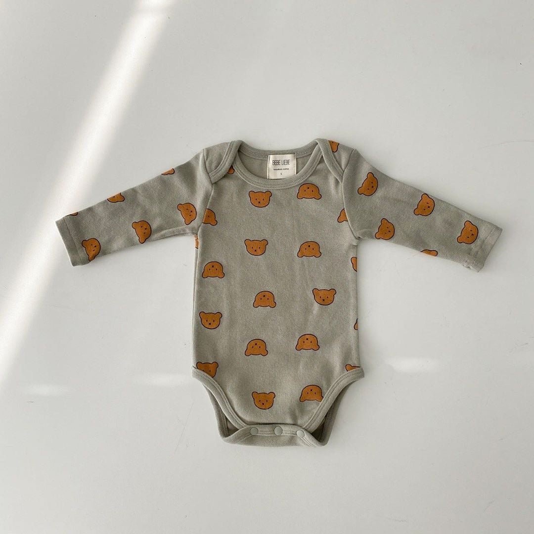 Cartoon Bear Print Clothes Casual Clothing Suit - PratSN