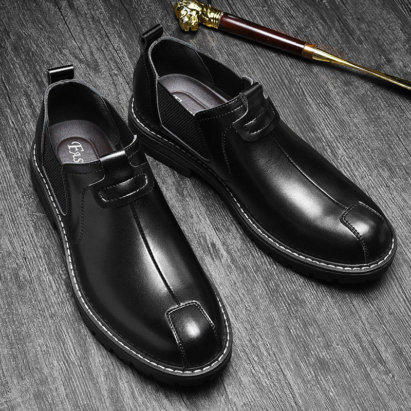 Casual leather shoes men loafers - PratSN