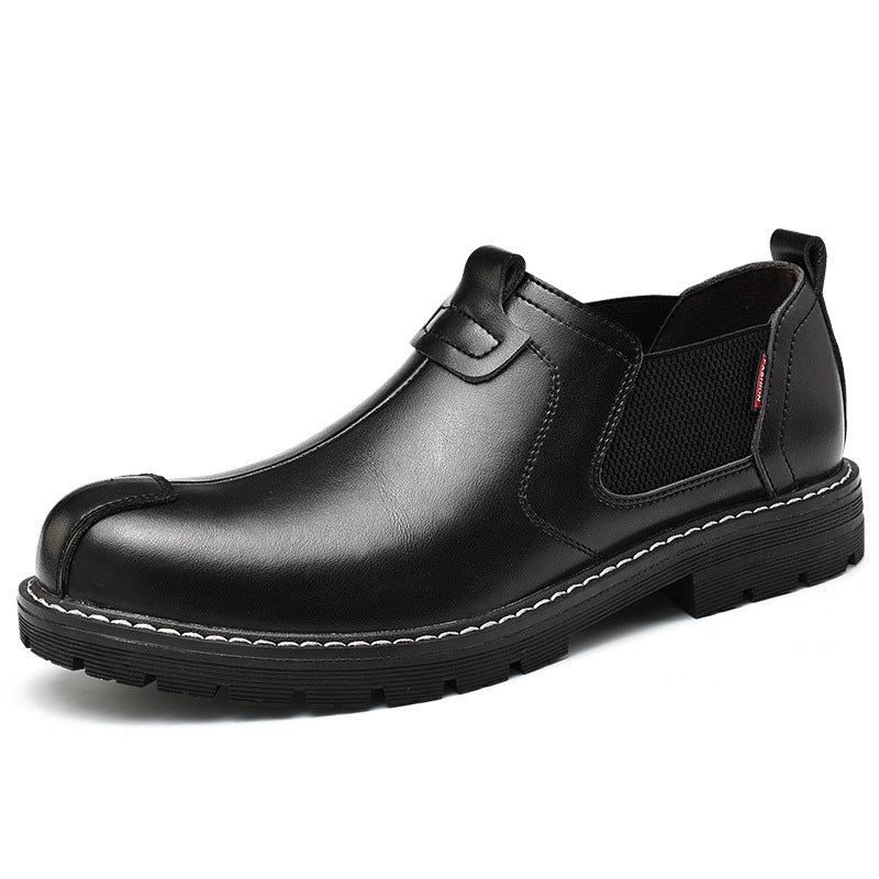 Casual leather shoes men loafers - PratSN