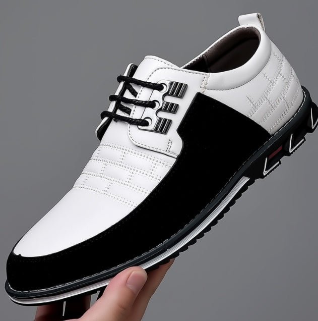 Casual Leather Shoes Men's Shoes British Shoes - PratSN