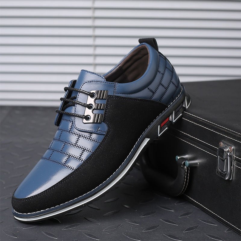 Casual Leather Shoes Men's Shoes British Shoes - PratSN