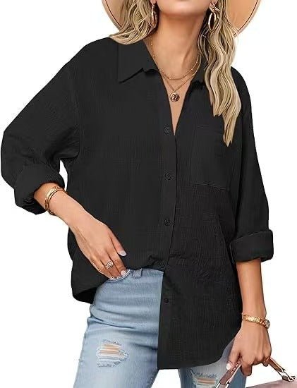 Casual Long - sleeved Shirt For Women - PratSN