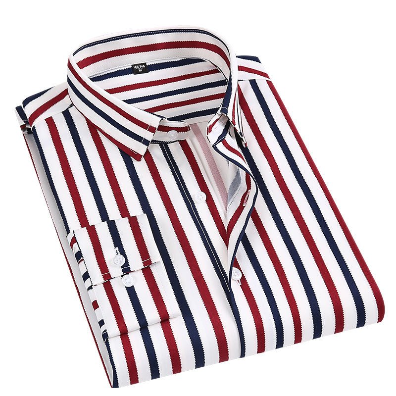Casual Slim Fit Fashion Men's Thin Long Sleeve Shirt - PratSN