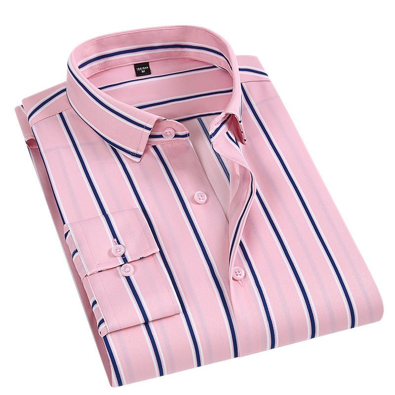 Casual Slim Fit Fashion Men's Thin Long Sleeve Shirt - PratSN