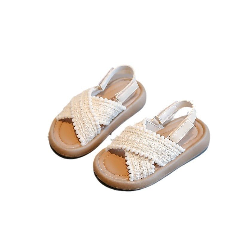 Casual Soft Bottom Children Older Children's Retro Beach Shoes - PratSN