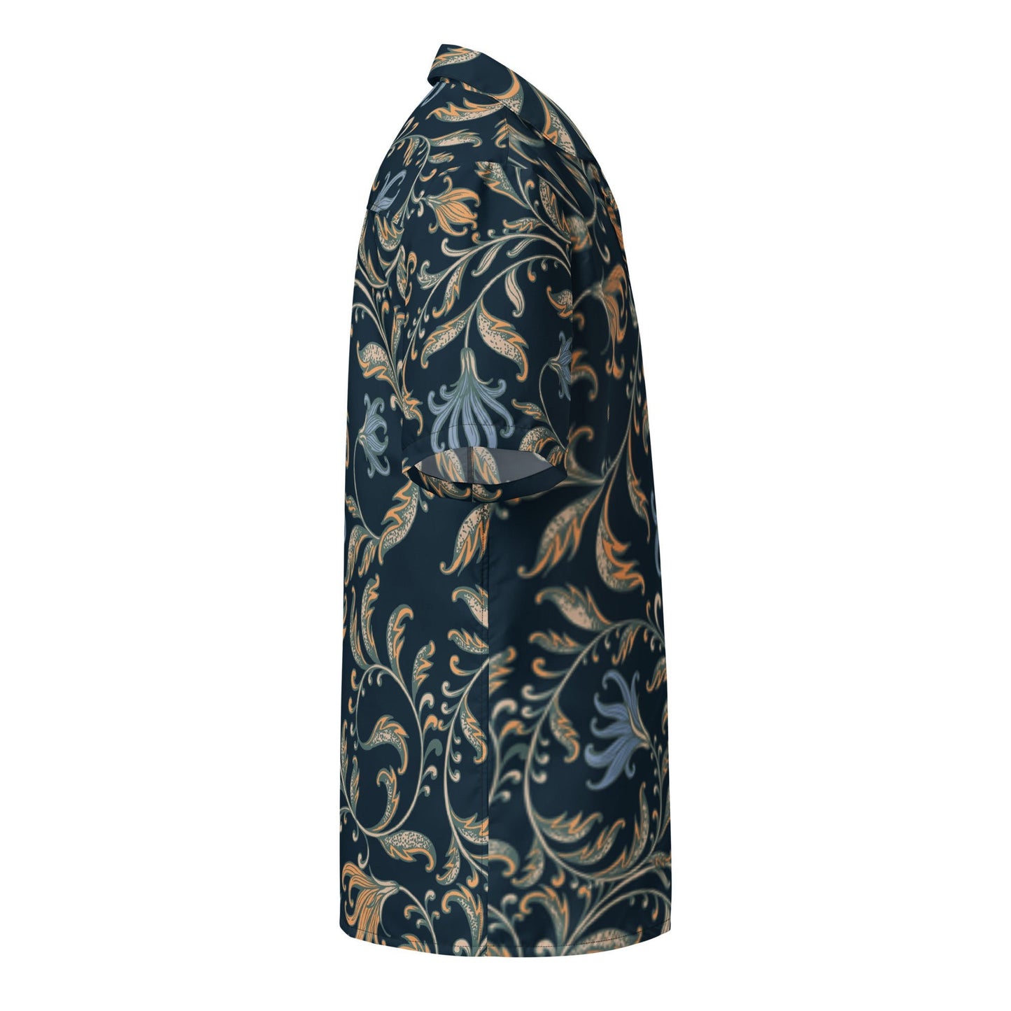 Casual Summer Shirt - Tropical Print Unisex Button - Up Shirt - PratSN